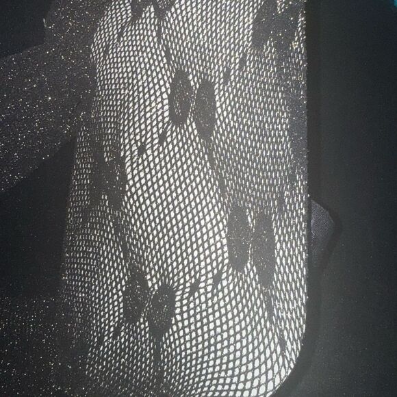 Brand new Gucci Black Lace glitter stocking / tights - Picture 1 of 3